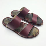 Signature Men's Slippers (Soft Sole Maroon)
